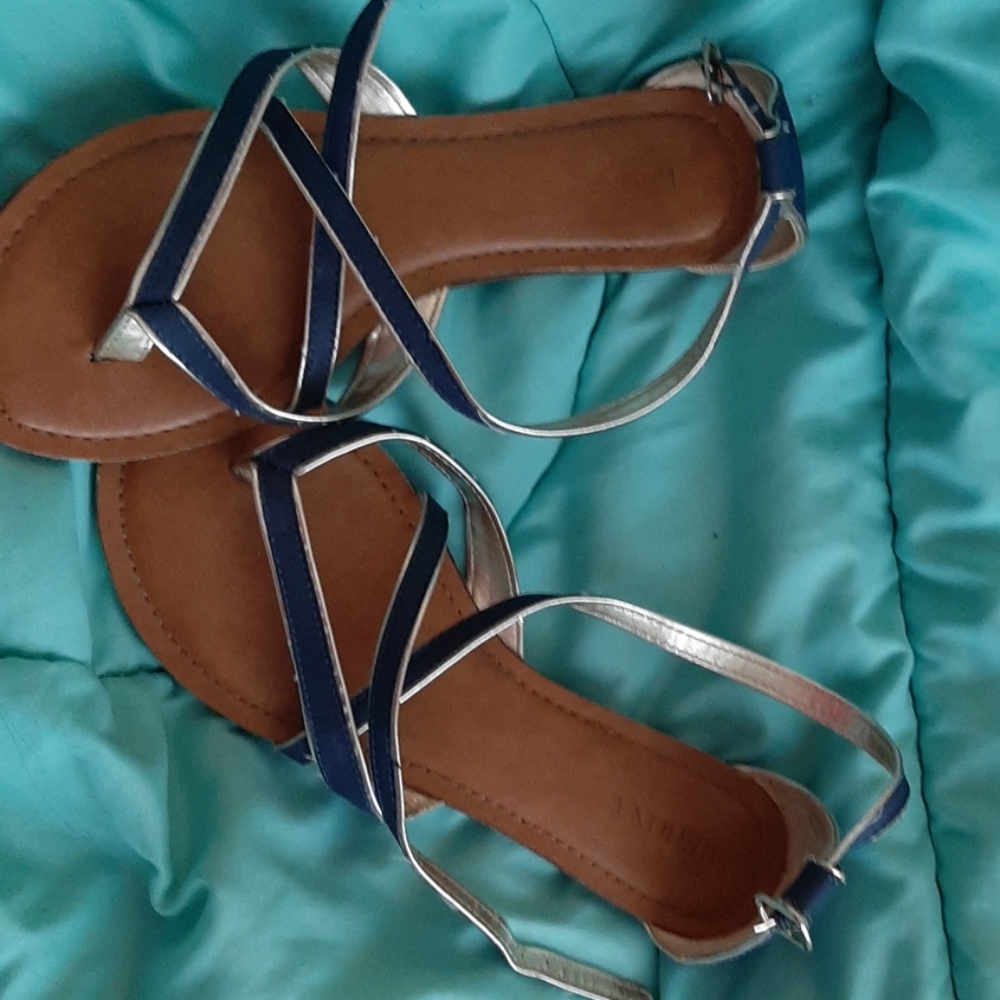 Blue merona sandals